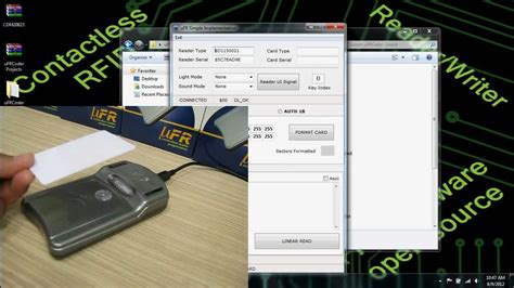 how to read mifare card|MIFARE card reader software.